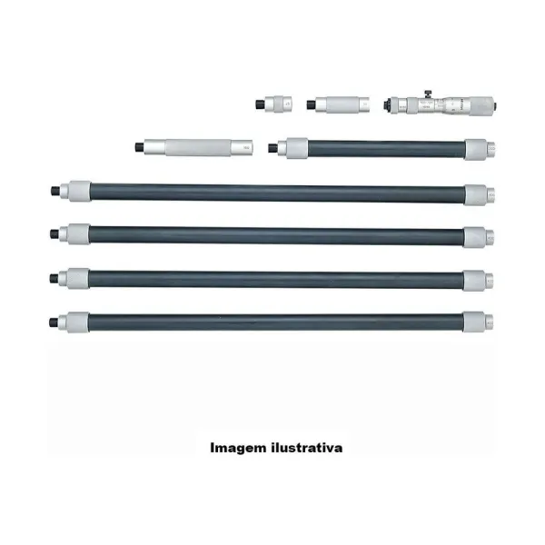Micrômetro Interno Tubular Série 339— modelo com extensão leve tipo tubo – 139-177