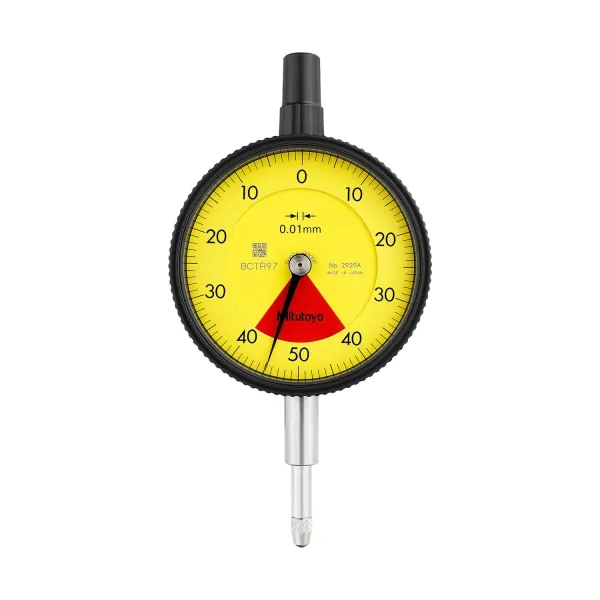 Relógio Comparador 0,8mm 0,01mm Volta Única Tampa Com Orelha 2929A