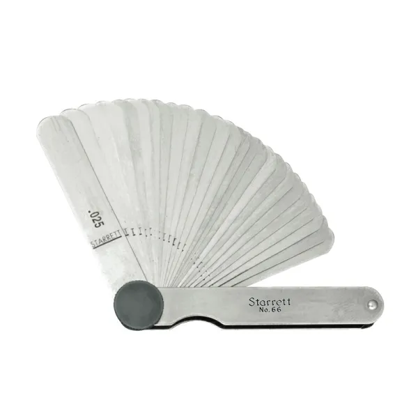 Calibrador de Folga Tipo Leque 26 Lâmina 3.1/32" 0,0015-0,025 - Ref. 66
