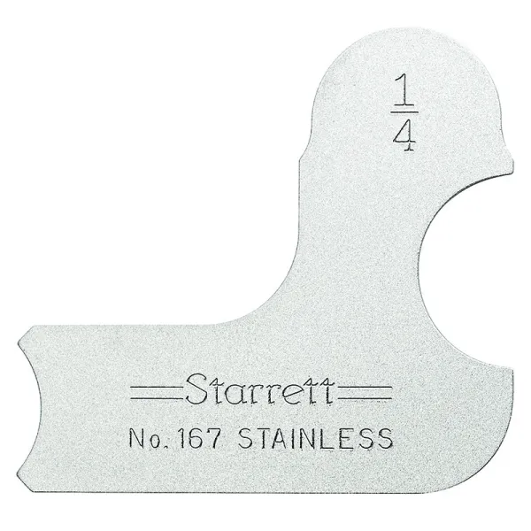 Calibrador de Raio Individual de 1/4" Série 167
