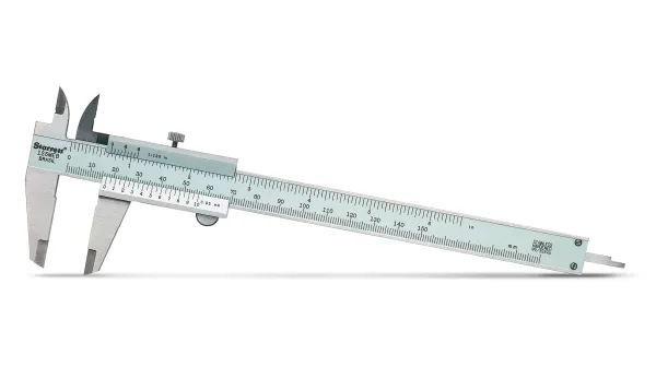 Paquímetro Universal Quadrimensional - Capacidade 150mm (6'') - Resoluções de 0,05mm e 1/128'' - Ref. 125MEB-6/150