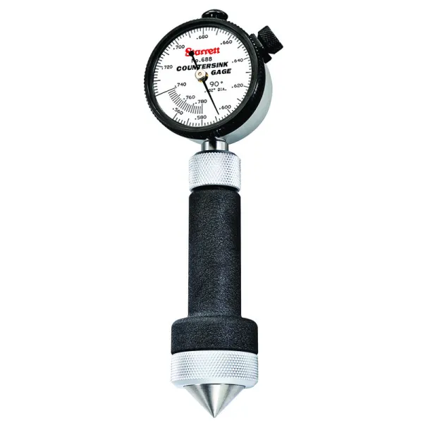 Medidor para furos escariados 90° 0,56-0,78" - 0,002"
