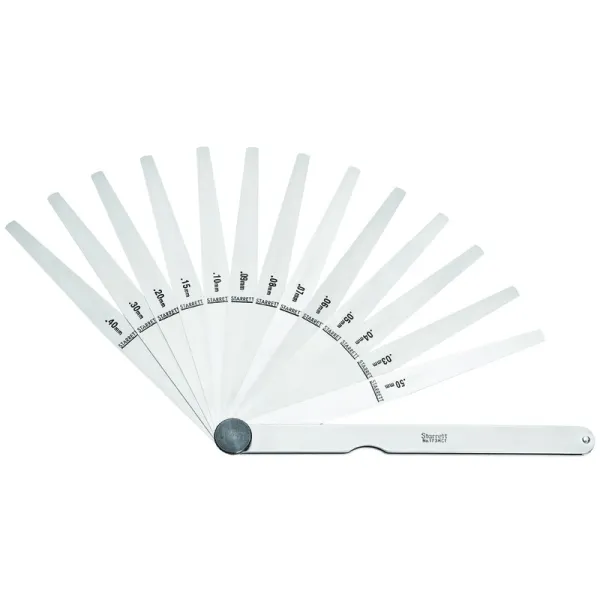 Calibrador de Folga Tipo Leque com 13 Lâminas Afiladas com 152mm de comprimento - Faixa 0,03-0,50mm - Ref. 173MCT