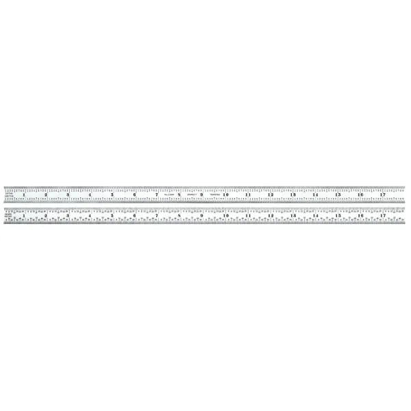 Escala de Aço Fosca 18" Graduações 1/32-1/64-1/50-1/100