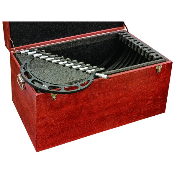 Micrômetros Externo Jg 12 Pc 12-24x0,001" com Padrões