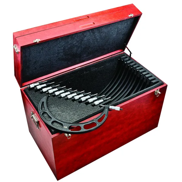 Micrômetros Externo Jg 12 Pc 300-600x0,01mm com Padrões