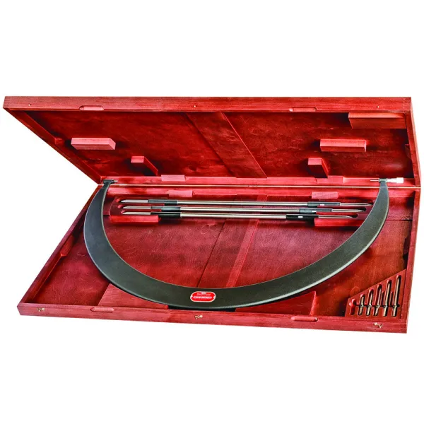 Micrômetro Tipo Arco Tubular com Pontas Intercambiáveis com Capacidade de 42 - 48" - Resolução de .001" polegada e Exatidão de ± 0.0005"