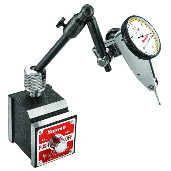Relógio 709A-0,0005" com Base Magnética 657A e Estojo