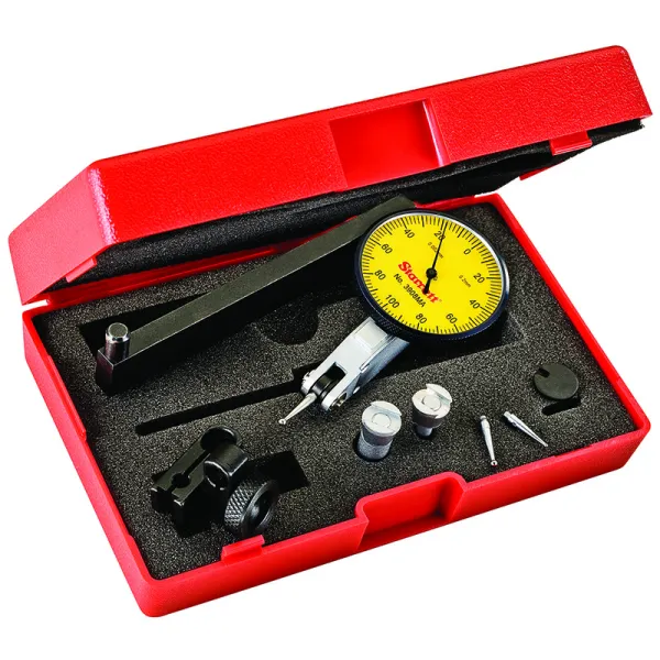 Relógio Apalpador Faixa de 0,2mm - Resolução 0,002mm - Diâmetro 40mm com 6 Acessórios - Ref. 3908MAC
