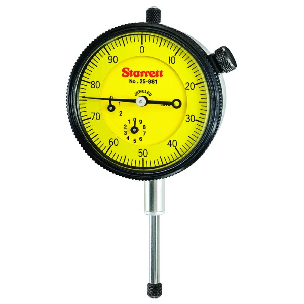 Relógio Comparador Analógico - Capacidade 25mm - Resolução 0,01mm - Ref. 25-881J-8